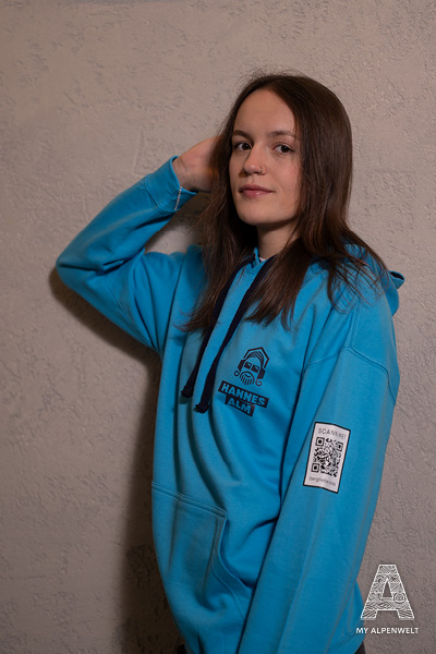 light blue Hannes Alm Hoodie